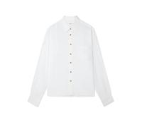 BOARDIES Cool Breeze Long Sleeve Linen Shirt - White - XXL