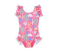 BOARDIES Palm Springs Little Girls Swimsuit - Pink - 7-8