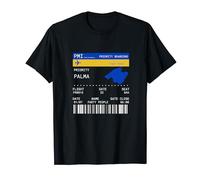 Boarding Pass Palma de Mallorca PMI Airport - Party Travel T-Shirt