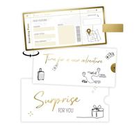 Boarding Pass Scratch Card - Golden Ticket - Surprise Holiday Reveal Ticket Scratch Off