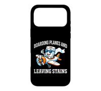 Boarding Planes And Leaving Stains Funny Travel Pun Case for iPhone 17 Pro Max