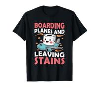 Boarding Planes Leaving Stains Embarrassing Airport Humor T-Shirt
