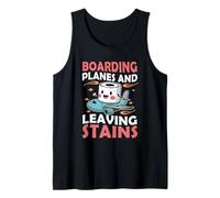 Boarding Planes Leaving Stains Embarrassing Airport Humor Tank Top