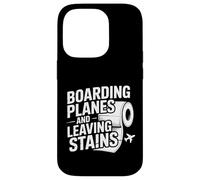 Boarding Planes Leaving Stains Funny Embarrassing Airport Case for iPhone 14 Pro