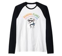 Boarding Planes Leaving Stains Funny Embarrassing Airport Raglan Baseball Tee