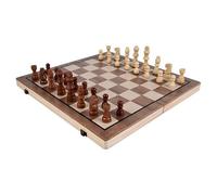 boards game 2 In 1 Chess Set Wooden Board Games With Instructions Folding Chess Game For Tournament Professional Beginners Non-Magnetic magnetic