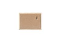 BoardsPlus BPW01010101-502 Cork Notice Board, Wood, 40 x 30 cm