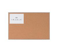 BoardsPlus Economy Cork Board, 90 x 60 cm, Grey Tech Alloy Frame