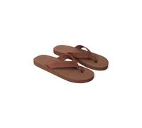 Animal Boardwalk Mens Flip-Flops - Slip-on Sandals with Cushioned Footbed - Summer Beach, Walking, Hiking & Outdoors Brown Adult Shoe Size 7