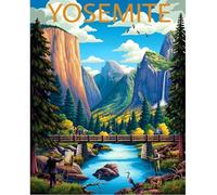Boardwalk Puzzle Company Jigsaw Puzzle, Yosemite National Park, 1000 Piece