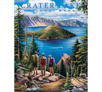 Boardwalk Puzzles Crater Lake 500 Piece Jigsaw Puzzle for Adults, Made in USA