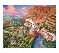 Boardwalk Puzzles Flight of The Griffins 500 Piece Jigsaw Puzzle for Adults, Made in USA