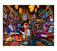 Boardwalk Puzzles Spellbook Shop - 1000 Piece Jigsaw Puzzle for Adults, Made in USA