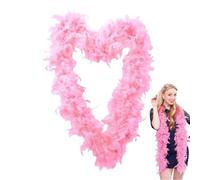 Boas Decoration | Turkey Pink Garland,Dress Up Party Favors, Soft Costume Accessories for Dancing, Halloween, Cosplay and Party Favors