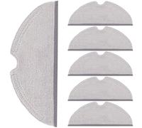 BOASYZO 6pcs Full Coverage Mopping Cloths for Xiaomi Roborock S5 S50 S51 S55 S6 S6 MAXV S5 MAX Q7 MAX Q7 MAX+ Q8 Max Q8 Max+ Q5 Pro Q5 Pro+ Vacuum Cleaner