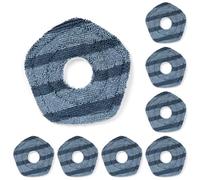 BOASYZO 8Pack Reusable Mop Pads for Eufy X10 Pro OMNI & Eufy X9 Pro Robot Vacuum Cleaners Premium Microfiber Mop Replacement Washable Mopping Cloths for Eufy Robotic Vacuums