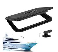 Boat Access Hatch - Marine Deck Hatch Lid Cover with Hinge and Seal Non-Slip Safe Weather Resistant Weatherproof Seal Safety Hinge for Kayak Sailing Boat Work Boats Yachts D