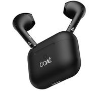 boAt Airdopes Joy, 35Hrs Battery, Fast Charge, IWP Tech, Low Latency, 2Mic ENx, Type-C Port, v5.3 Bluetooth Earbuds, TWS Ear Buds Wireless Earphones with mic(Jet Black)