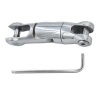 Boat Anchor Chain Connector Double Swivel Stainless Steel 10-12mm | Marine Supply for Boating, Stress Reduction Design, Resists Saltwater Rust, for Anchor Rope and Chain