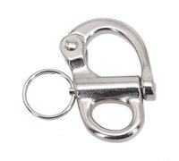 Boat Anchor Chain Eye Shackle Swivel Hook Snap with Quick Release Feature Fabricated from 316 Stainless Steel for Saltwater Exposure (52MM)
