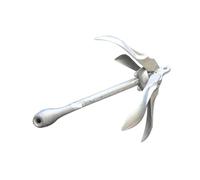 Boat Anchor Small Boat Anchor Kit Folding Carbon Steel Fixed Anchor Stainless Steel Boat Folding Grapnel Anchor Docking Hardware Boat Series(4kg)