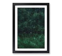 Boat at The Forest Edge in Austria Painting Framed Print | A2 Black Framed Wall Art | Ready to Hang | Modern Vehicle Picture | Living Room Bedroom Lounge Office