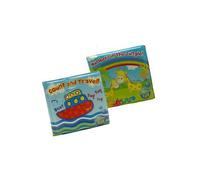 (Boat) Baby Toddler Bath Books Plastic Coated Bathtime Fun Educational Toys Kids