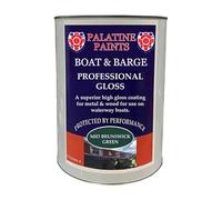 Boat & Barge Paint | High Gloss Finish | Undercoat & Primer & Topcoat For Wood & Metal | For use on Canal Boats, Barges, Narrowboats (Mid Brunswick Green BS226, 5 Lt)