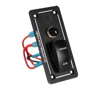 Boat Bilge Pump Panel - Float Shut-Off, Automatic Shut-off Unit 12/24 V for Boats Yachts Ships with Manual Separator