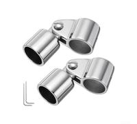 Boat Bimini Awning Slide Cover with Hex Wrench Crafted from 316 Stainless Steel for Easy Setup (25MM)