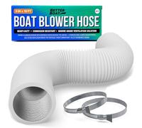 Boat Blower Hose, 3 Inch Marine Exhaust Hose, 10 Ft Flexible PVC Duct