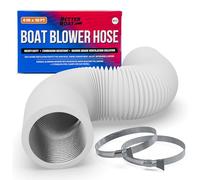 Boat Blower Hose, 4 Inch Marine Exhaust Hose, 10 Ft Flexible PVC Duct