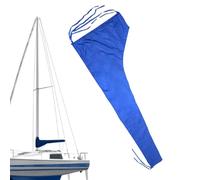 Boat Boom Sail Cover - Heavy Duty Water Resistant Protective Cover, UV Sun Protection and Snow Protection, Adjustable Fit for 8-13ft Mainsail | Dock Marine Use for Cruises and Lag