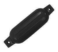 vidaXL Boat Fender 4 pc Set - Durable Black PVC 41x11.5 cm - Inflatable Docking Collision Shield with Pump - Boating Mooring Protection Solution