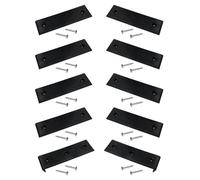 Boat Bunk Slide Pads - 10.25x3 Inches Trailer Glide Bunk Slicks, 10-Piece Secure Screw Mount Boat Pad, Easy Launch Load For Metal Pontoon And Fishing Boats Up To 4000 Pounds