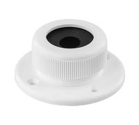 Boat Cable Pass Thru,Marine Wire Grommet,Deck Cord Outlet,Waterproof Bulkhead Fitting,ABS Boat Wire Hole,Threaded Cable Gland,Yacht Electrical Accessory,White Marine Wire Port