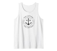 Boat Captain Sailor Marine Anchor Yacht Cruise Ship Tank Top