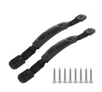 Boat Carry Handle - Replacement 2 Pack Heavy Duty, Grab Handles with Mounting Screws Ergonomic, Non Slip Side Mount Handles Durable Pvc Nylon Boat | Accessories for Canoes Dinghies Rafts
