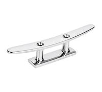 Boat Cleat, Premium 316 Stainless Steel Marine Grade Heavy Duty Dock Cleat with Mirror Polished Finish for Secure Docking on Yachts and Boats 6 Inch Open Base