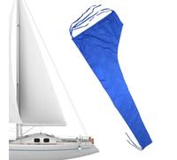 Boat Cover - 210D Oxford Fabric, Heavy Duty Protective Shield, Windproof UV | Sunshade Boat Cover Heavy Du Boat Cover UV Protection Windproof 210D Oxford Cloth Sunshade for Boat Sail Outdoor Yacht Marine
