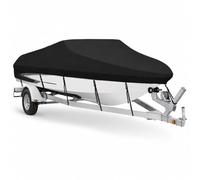 Boat Cover for Boston Whaler Conquest 200 WA 2020 2021 2022 2023 2024 2025 2026+,Waterproof Trailerable Marine Cover,Breathable Ripstop Fabric Vents,Adjustable Straps & Storage Bag