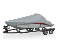 Boat Cover Grey 519-580cm L x 294cm W Heavy Duty Polyester Waterproof Reinforced