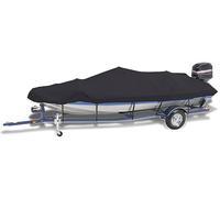 Boat Cover, Heavy Duty Waterproof Storage Cover, 300D Oxford Cloth with PVC Coating, Trailerable