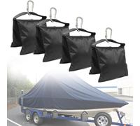 Boat Cover Sand Bag - Marine Grade Mooring Kit Boat Accessories, Windproof Weight Sandbags, Each 10 lbs Capacity, 4 Pcs