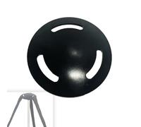 Boat Cover Support Pole Mushroom Cap - 5" Plastic Top with 3 Strap Holes, Boat Accessories (Black Cap, Not Include Pole)