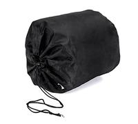 Boat Cover, Watercraft Cover 11-13ft 14-16ft 17-19ft 20-22ft Black Marine Grade Boat Cover Anti UV Premium Heavy Duty 210D Trailerable Canvas(20 22ft)