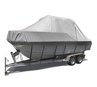 Boat covers 14-16Ft 600D Canvas PVC Coated for V-Hull Tri-Hull Runabout