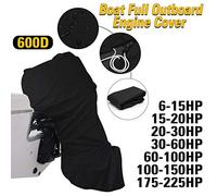 Boat covers 600D Boat Full Motor Cover Outboard Engine Protector (6 15hp)
