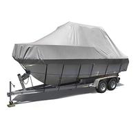 Boat covers Cover for Boat 210D Fabric And Tear Resistant Speed V-Hull Tri-Hull Runabout Boat(Gray 11~13ft)