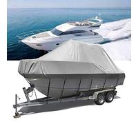 Boat covers Large Cover for Boat 210D Fabric And Tear Resistant Speed for All Weather And Seasons (Gray 19~21ft)
